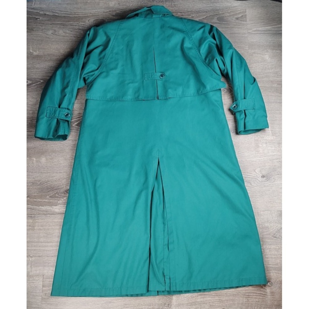 Vtg London Fog Trench Coat Wamsutta Removable Thinsulate Insulation 10 Petite US - Picture 2 of 12
